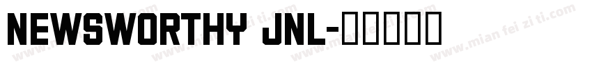 Newsworthy JNL字体转换